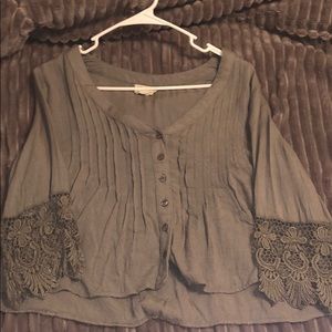 La hearts lacy blouse